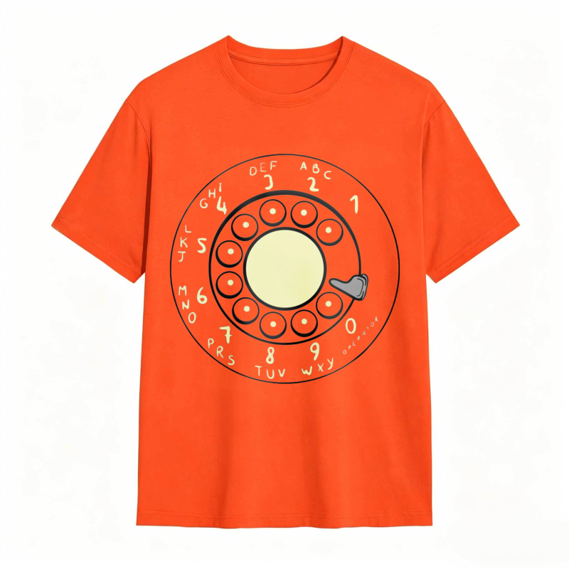 Vintage Rotary Phone Dial T-Shirt