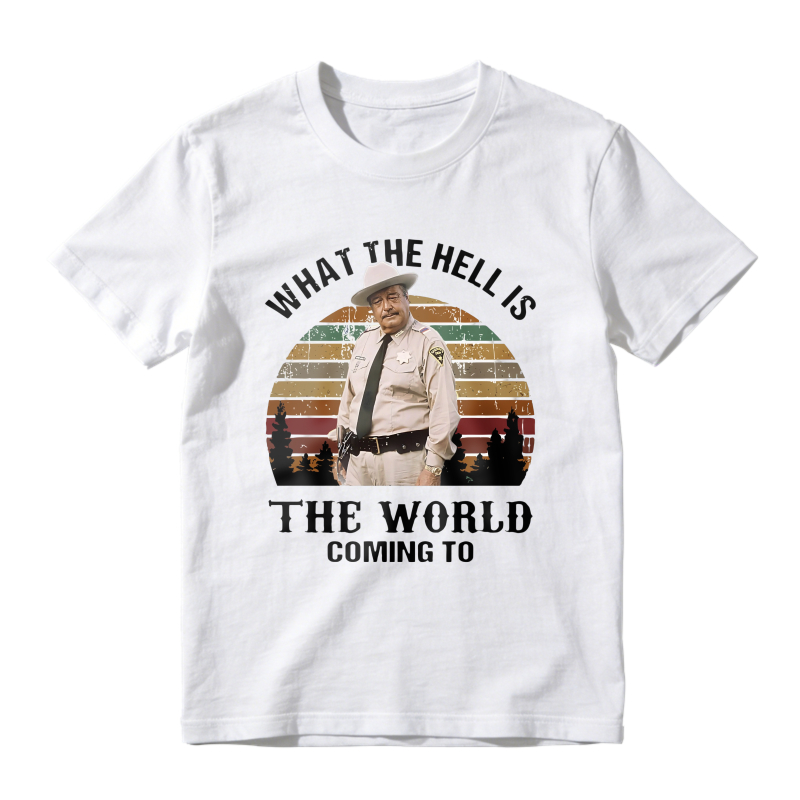 What The Hell Is The World Coming To Sheriff Rick Grimes Unisex Classic T-shirt