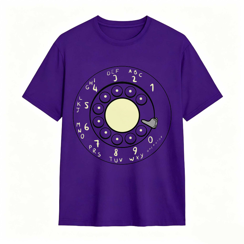 Vintage Rotary Phone Dial T-Shirt