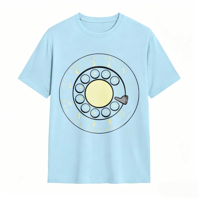 Vintage Rotary Phone Dial T-Shirt