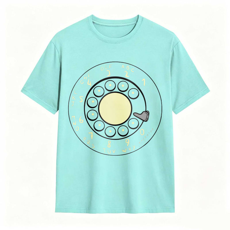 Vintage Rotary Phone Dial T-Shirt
