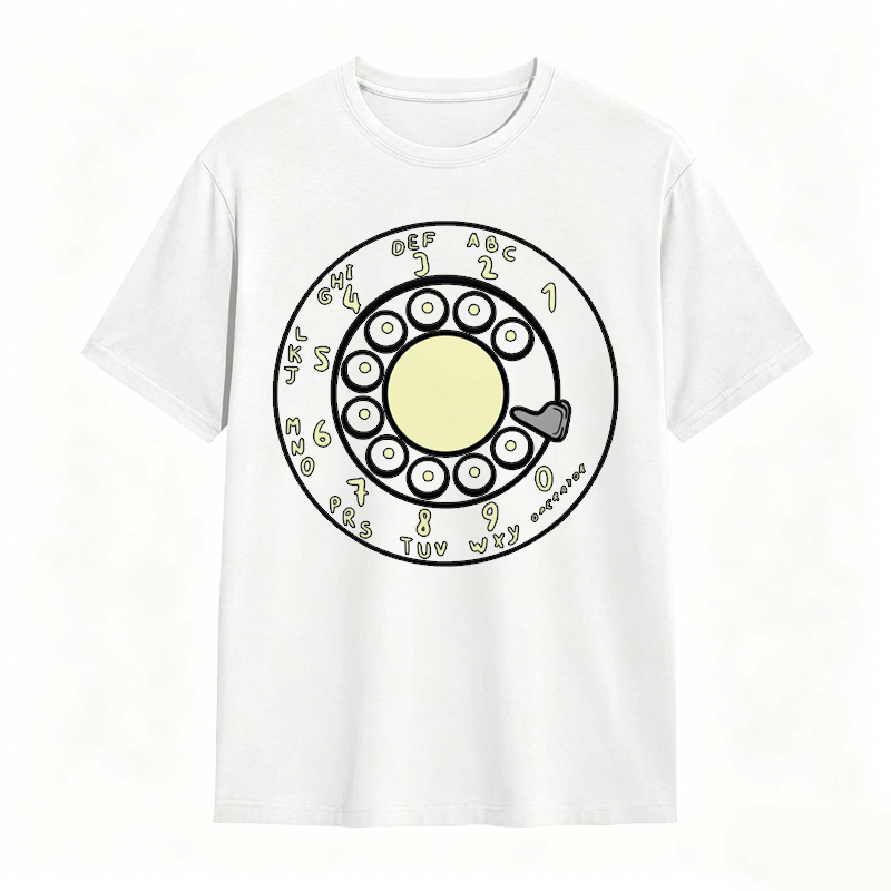 Vintage Rotary Phone Dial T-Shirt