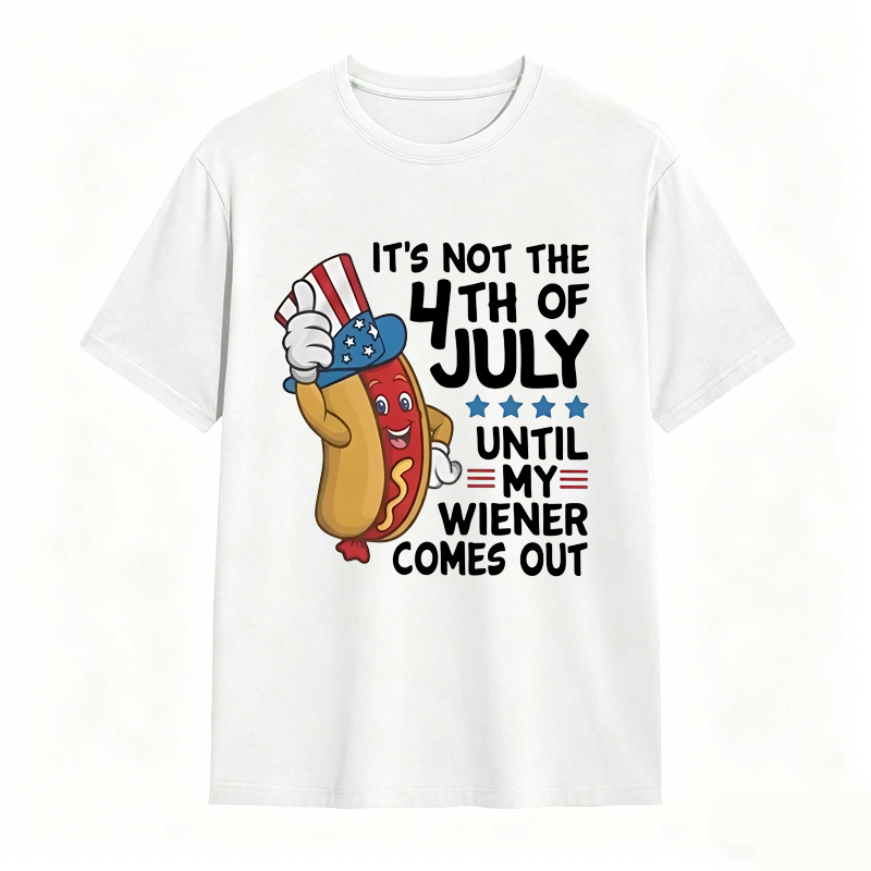 4th of July Funny Wiener Humor T-shirt