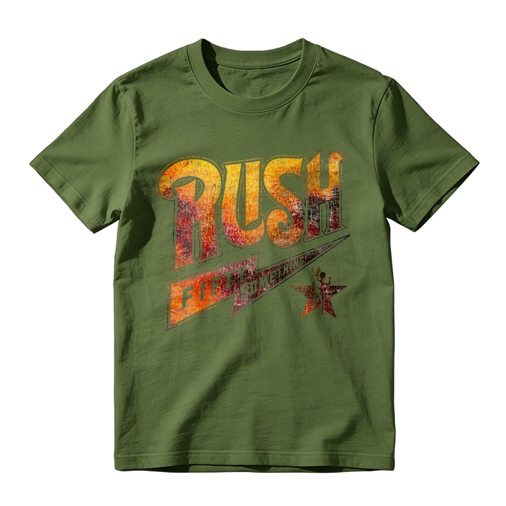 Rush Band Fifty Something Tour Vintage Retro Graphic T-shirt