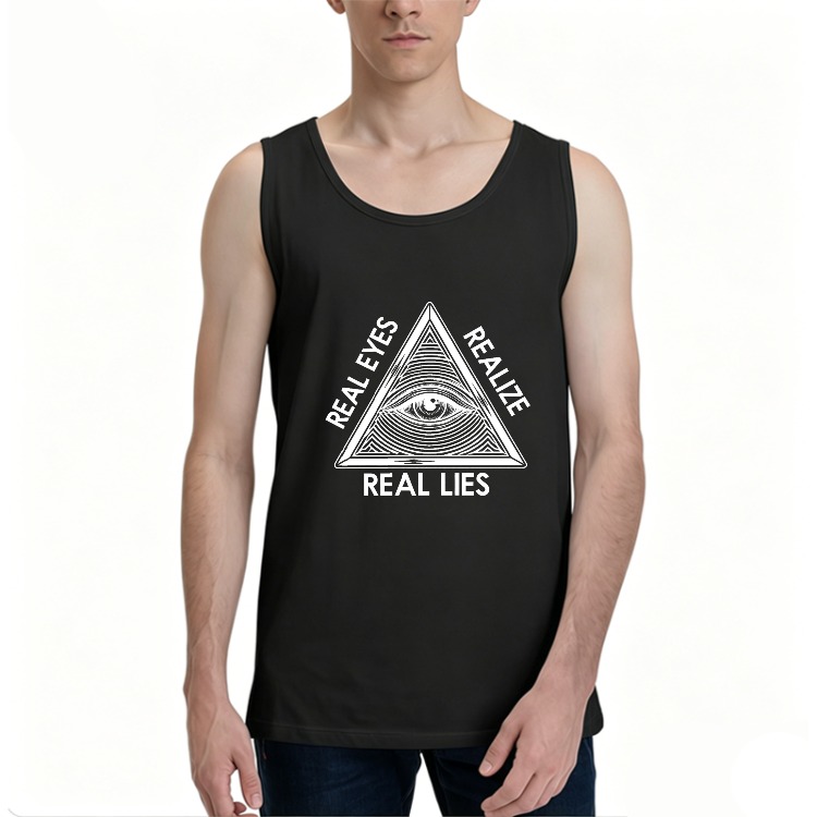 Dorawear™ Real Eyes Realize Real Lies 100% Cotton Premium Tank Top