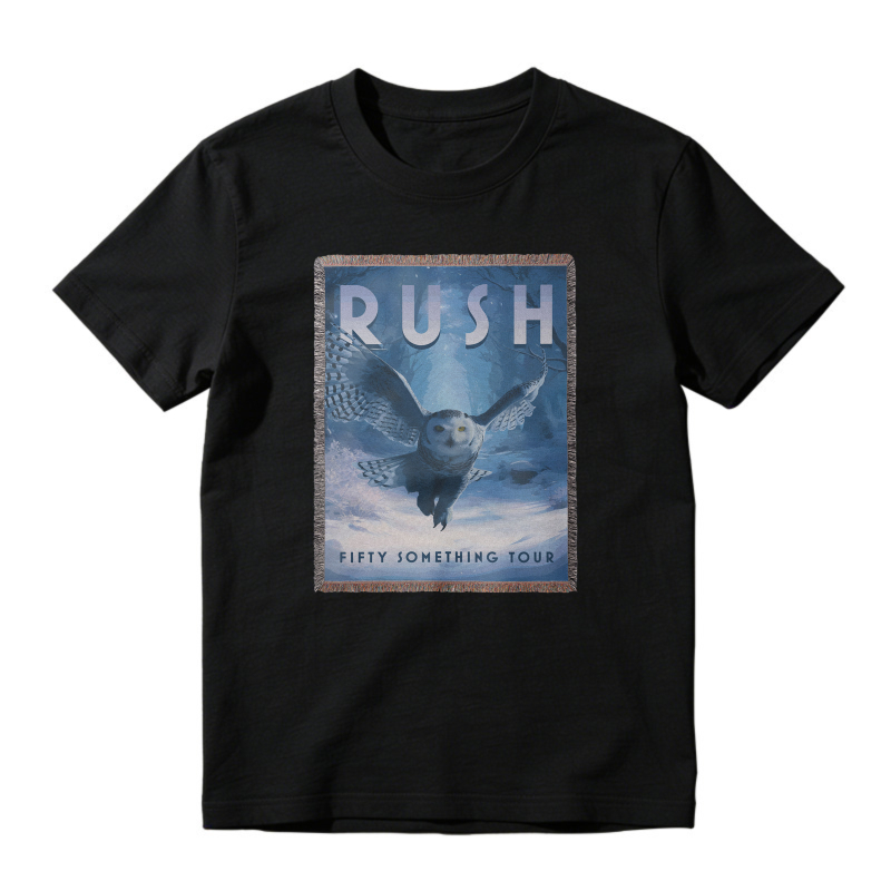 Rush Fifty Something Tour Owl Graphic T-shirt