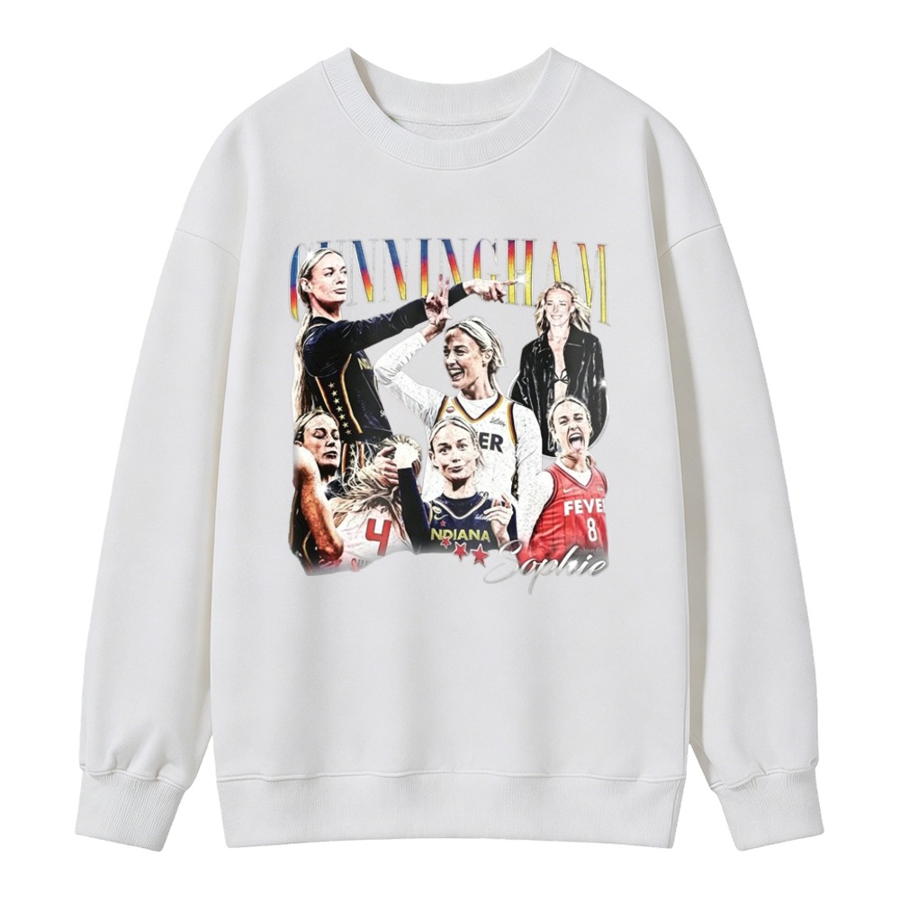 Cunningham Sophie Basketball Player Collage Art Sweatshirt