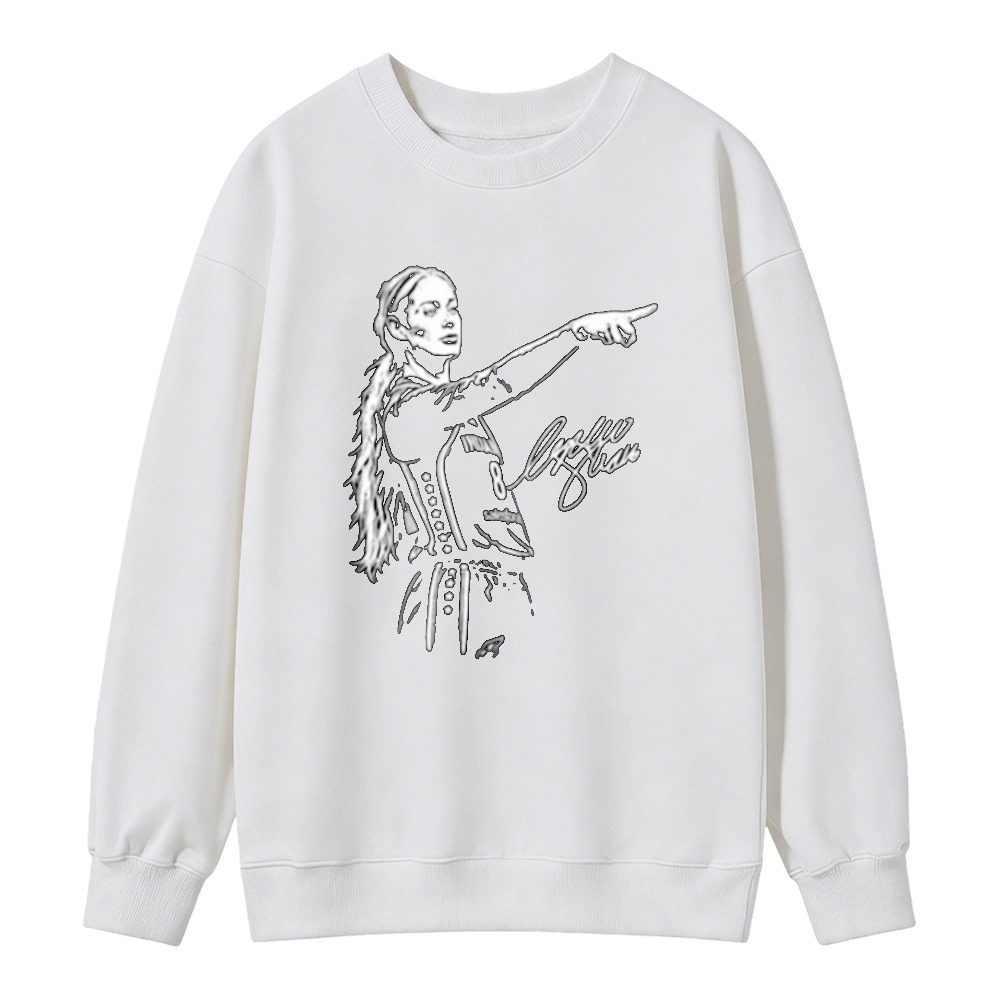 Alexa Bliss Pointing Gesture Signature Graphic Sweatshirt