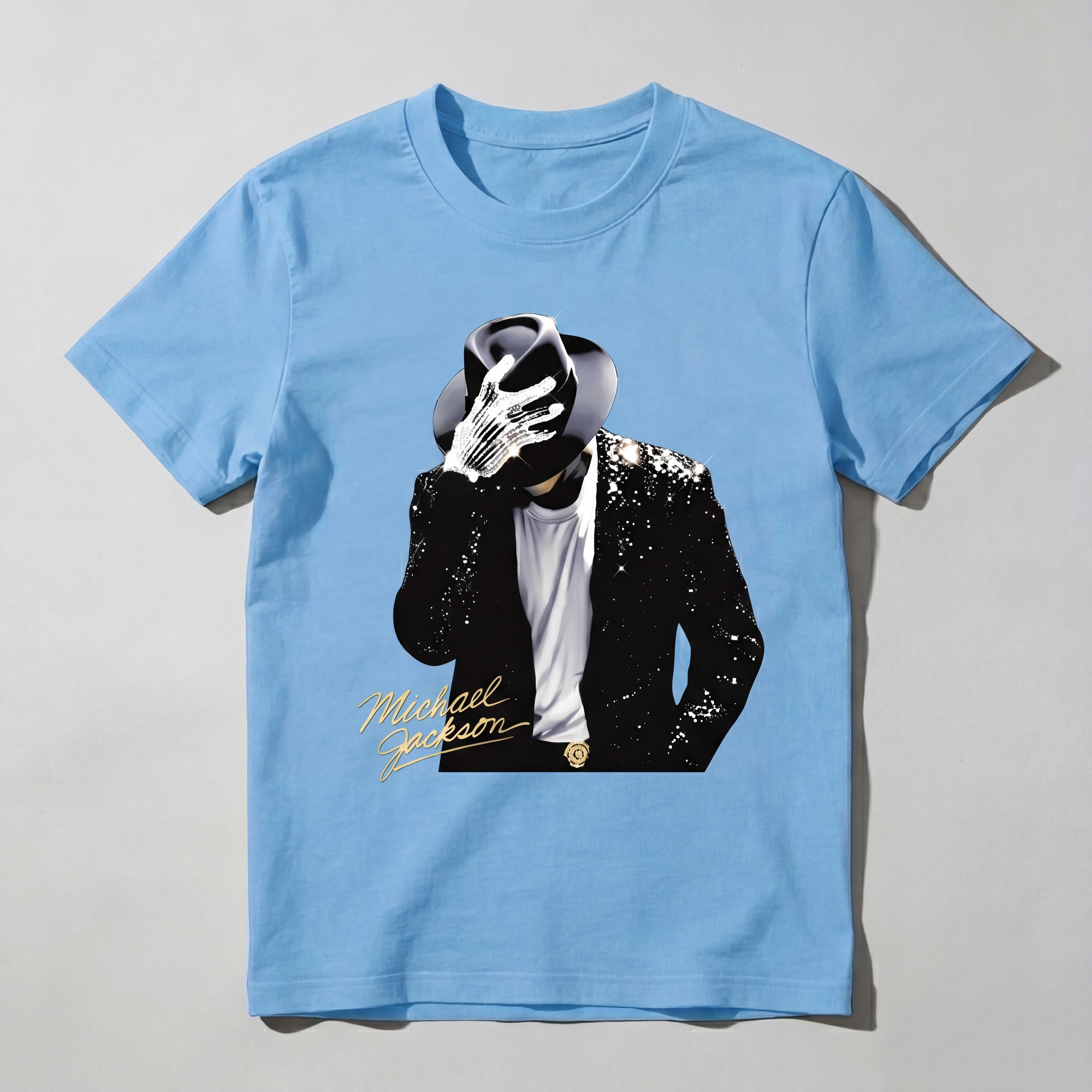 Dorawear™ Michael Jackson Iconic Pose With Glove And Hat T Shirt 100% cotton