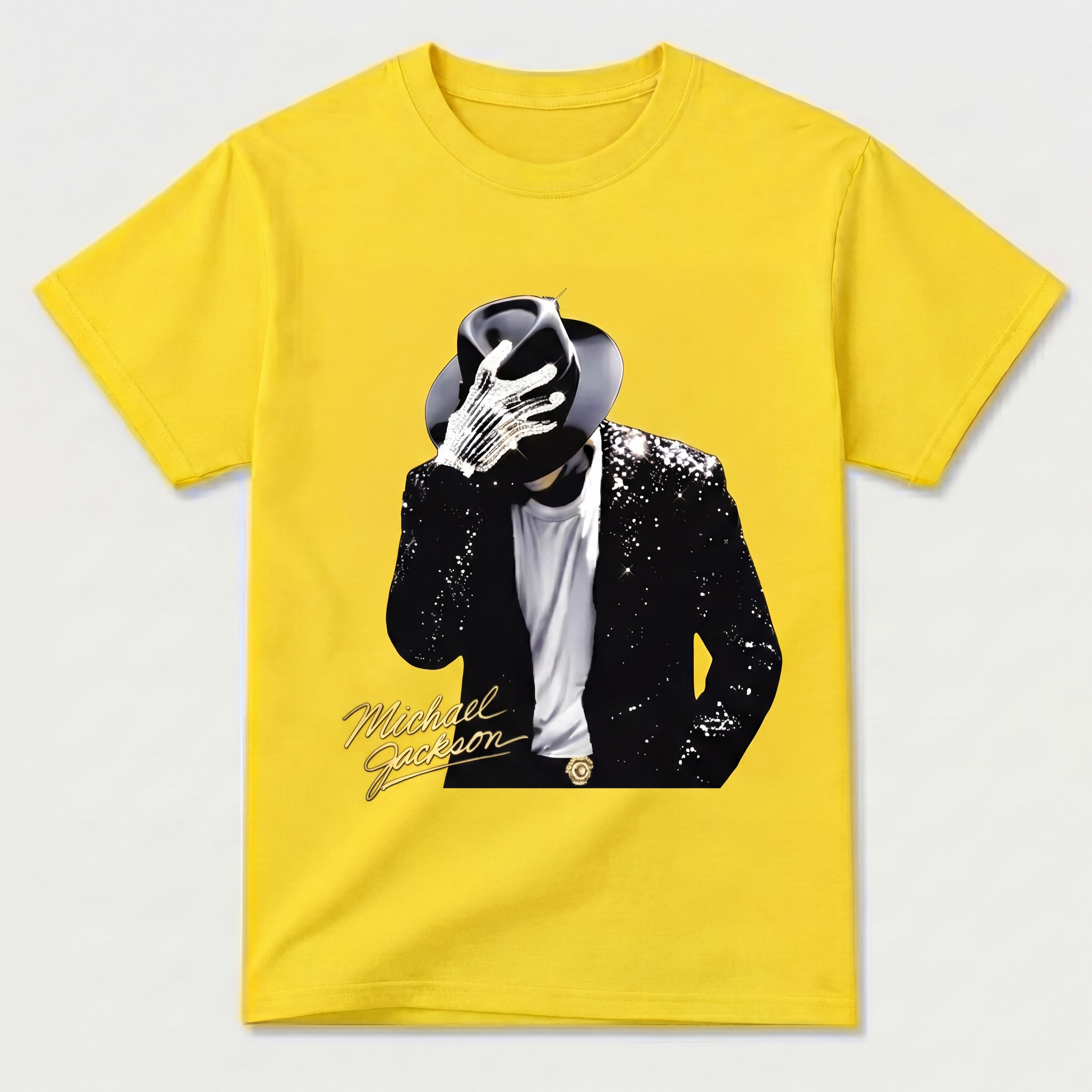 Dorawear™ Michael Jackson Iconic Pose With Glove And Hat T Shirt 100% cotton
