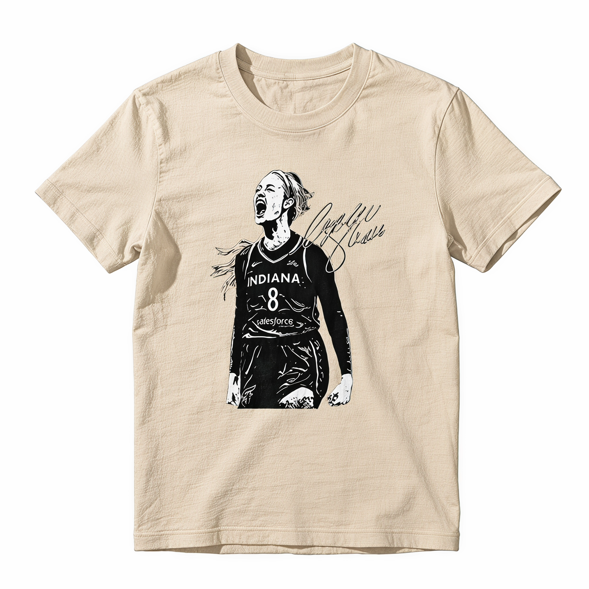 Indiana Basketball Player Number 8 Sketch Art Unisex Classic T-shirt