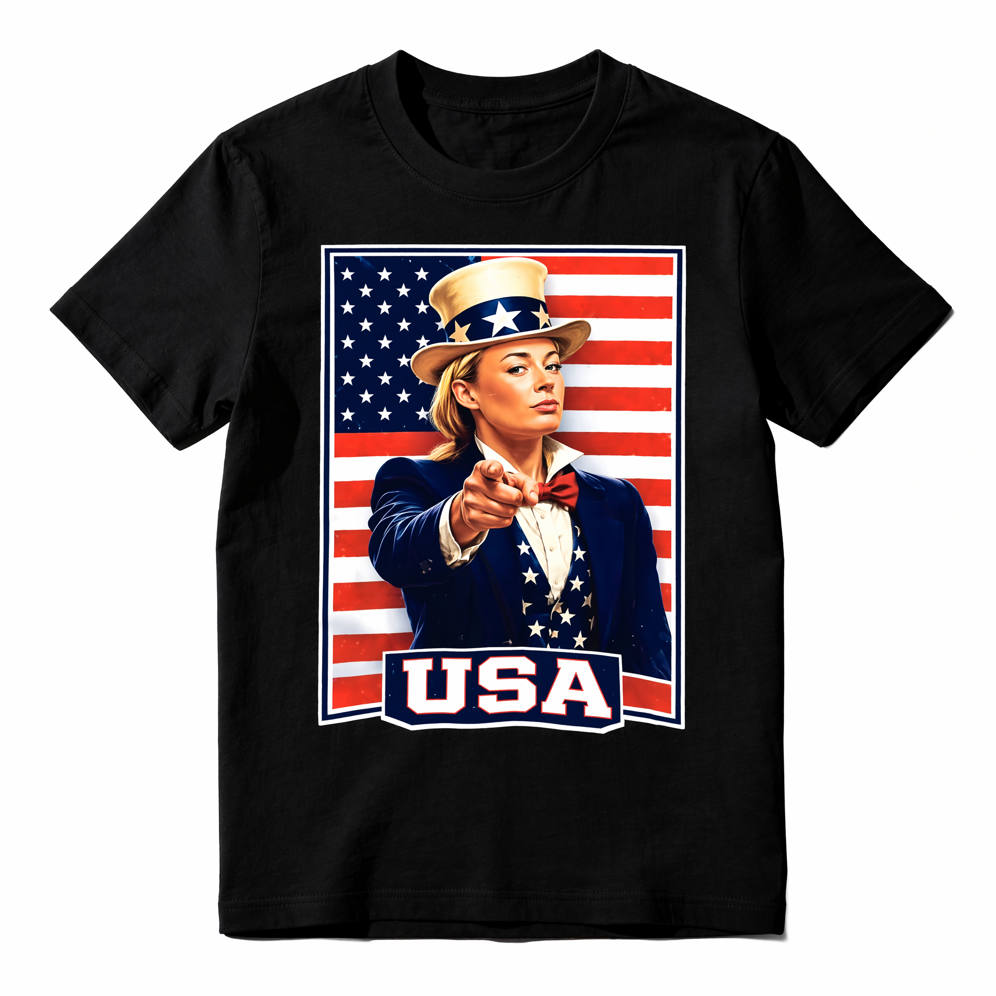 Sophie Cunningham American Flag Pointing Finger Women’s Basketball Fan  Retro Tshirt 