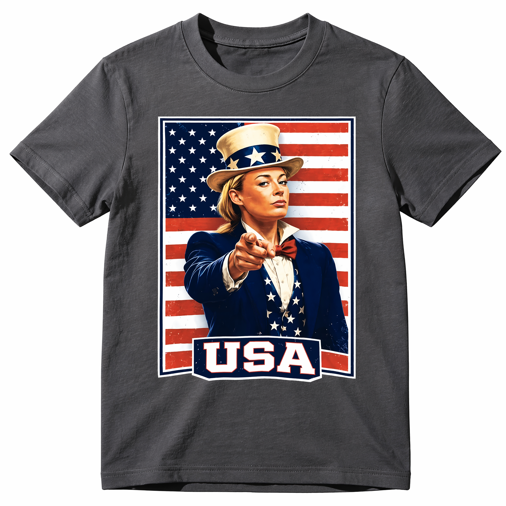 Sophie Cunningham American Flag Pointing Finger Women’s Basketball Fan  Retro Tshirt 