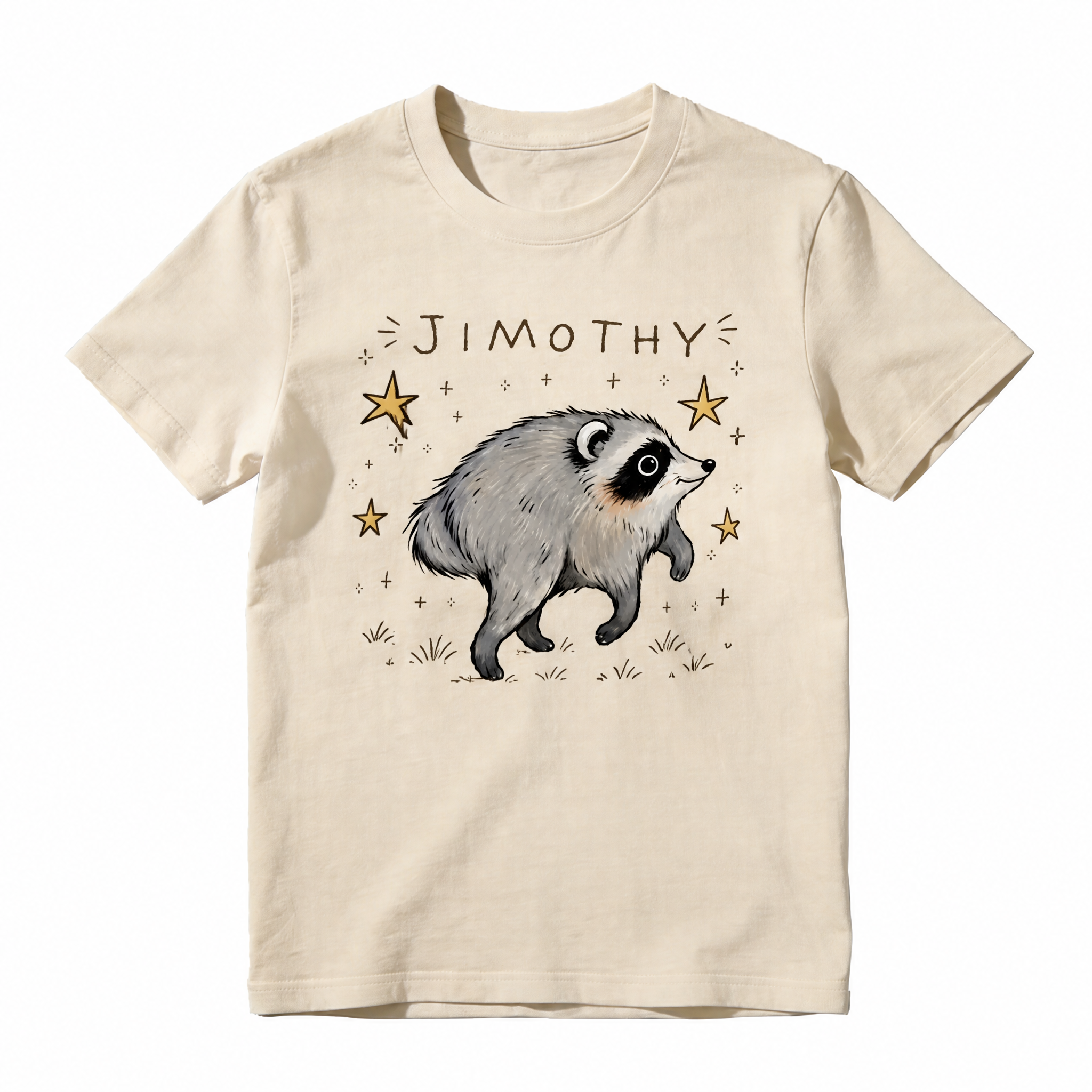Believe Raccoon Graphic T-Shirt | Cute Wildlife Animal Lover Tee