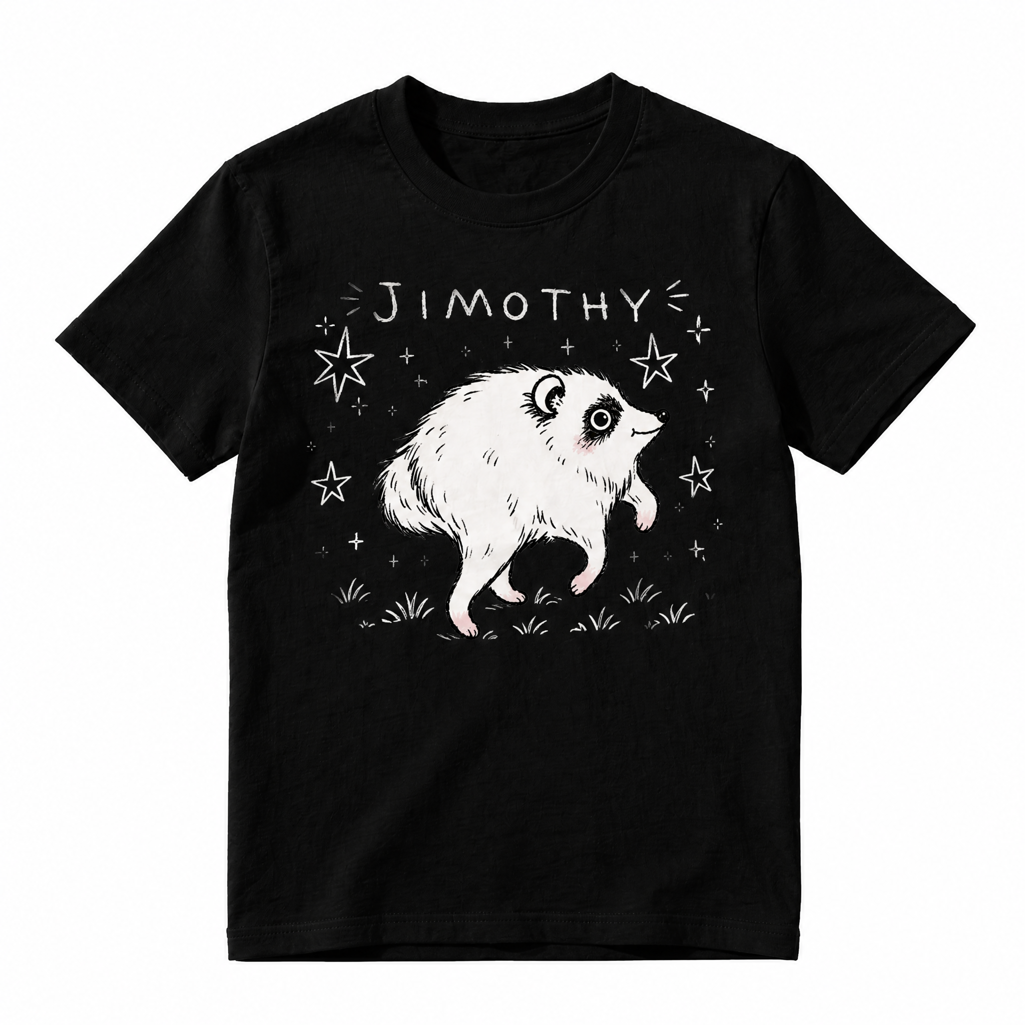 Cute Jimothy Raccoon Graphic Tee | Whimsical Woodland Animal T-Shirt