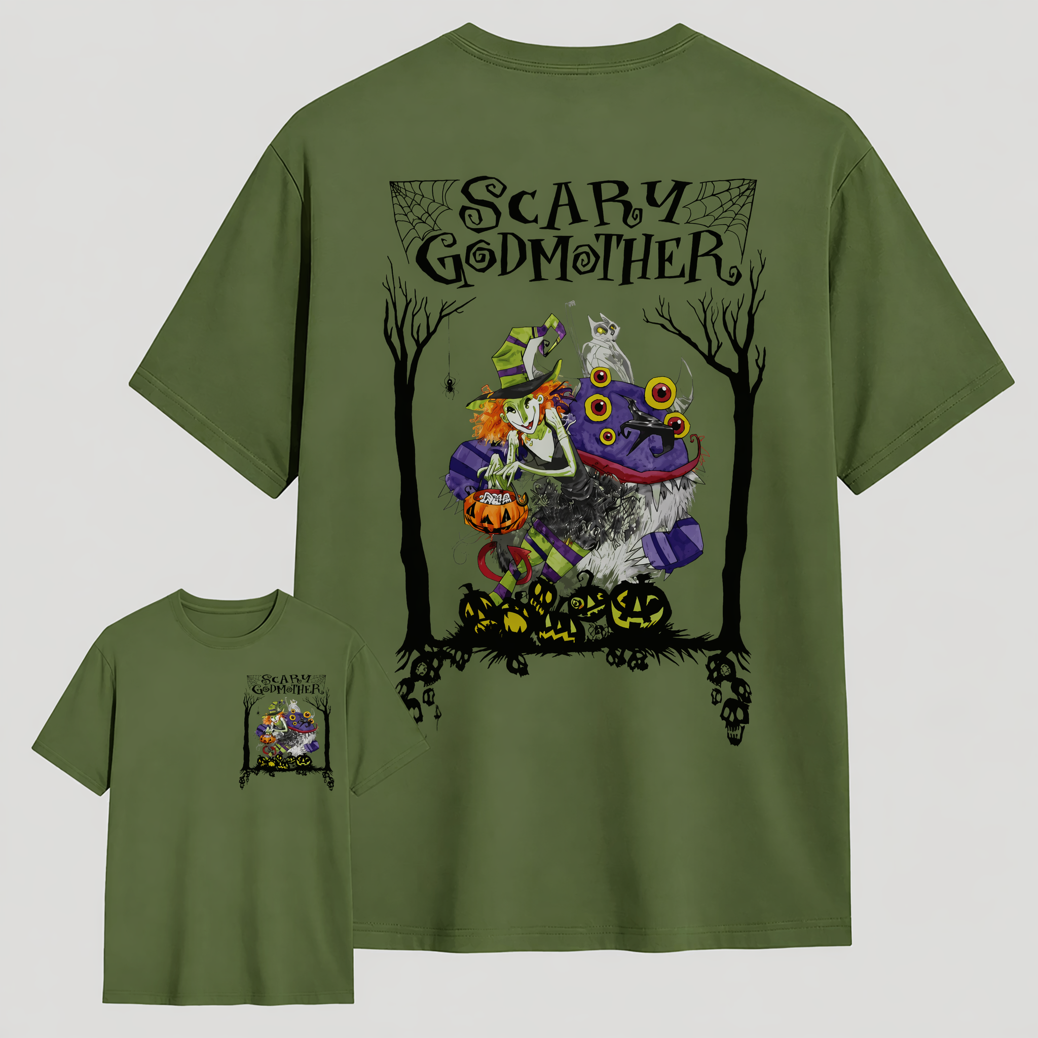 Scary Godmother Shirt, Old Movie Halloween Shirt, Movie Halloween Shirt, Halloween Shirts, Horror Shirt, Gift for Men and Women, MADE IN USA