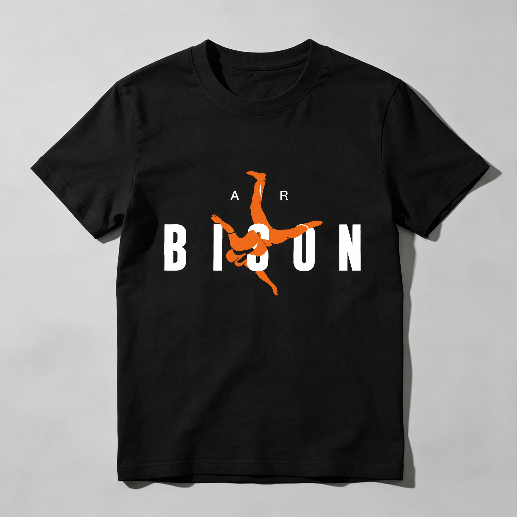 Air Bison Gymnastics T-Shirt | Funny Gymnast Graphic Tee | Acrobatic Bison Unisex Shirt | Gymnast Gift for Athletes