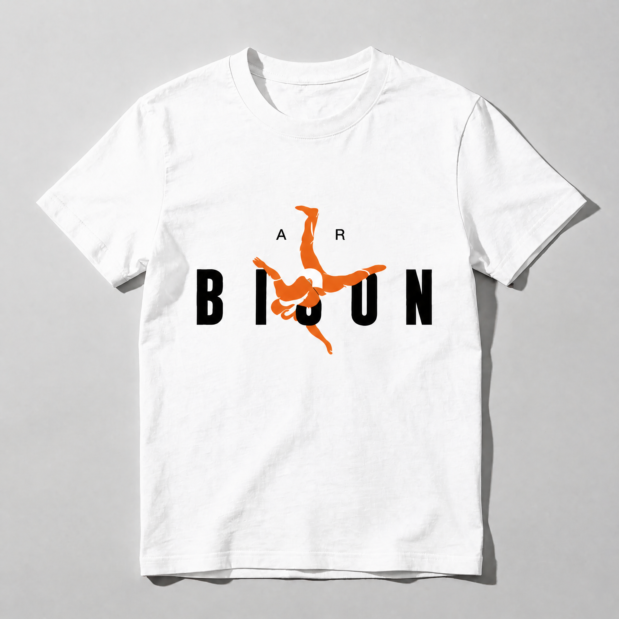 Air Bison Gymnastics T-Shirt | Funny Gymnast Graphic Tee | Acrobatic Bison Unisex Shirt | Gymnast Gift for Athletes