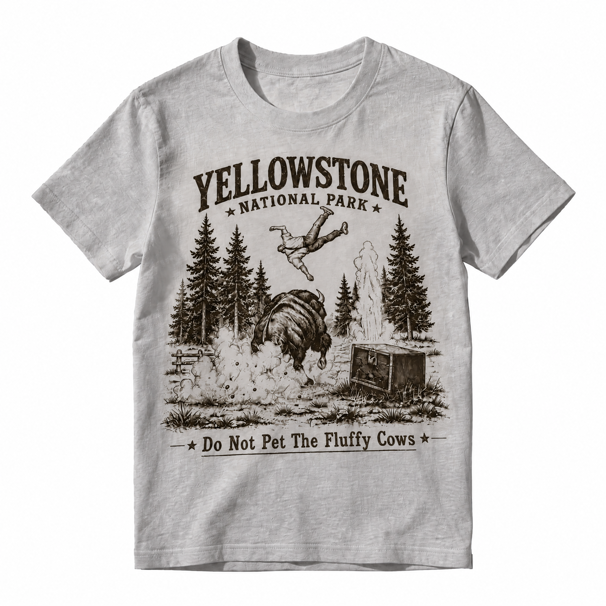 [Copy]Bye-son Funny Bison Graphic T-Shirt | Yellowstone Western Humor Tee
