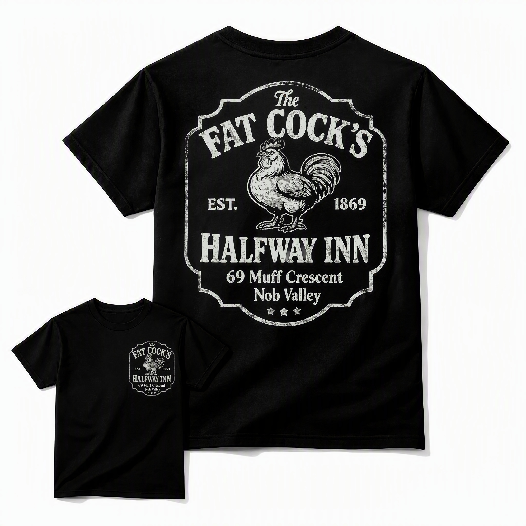 Funny Adult Humor Graphic Tees Vintage Bar Signs Satire Casual Summer Cotton Black Short Sleeve T-Shirt Top