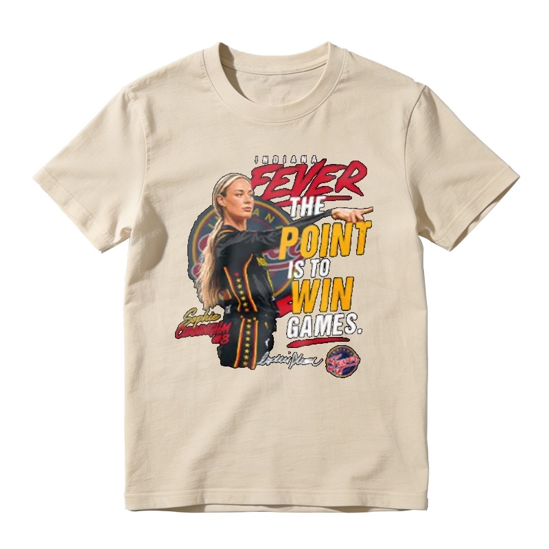 Indiana Fever The Point Is To Win Games Sophie Cunningham Unisex Classic T-shirt