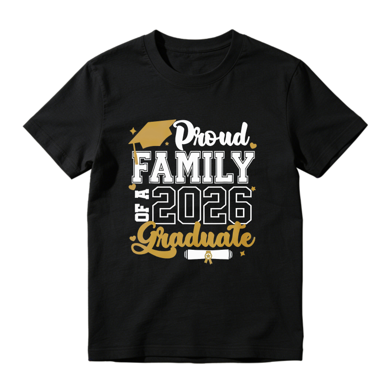 Proud Family Of A 2026 Graduate T-shirt