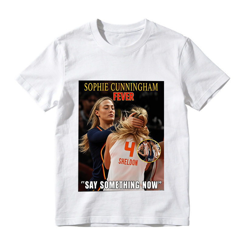 Sophie Cunningham Vintage Basketball Graphic Tee, Retro Sports Fan T-Shirt
