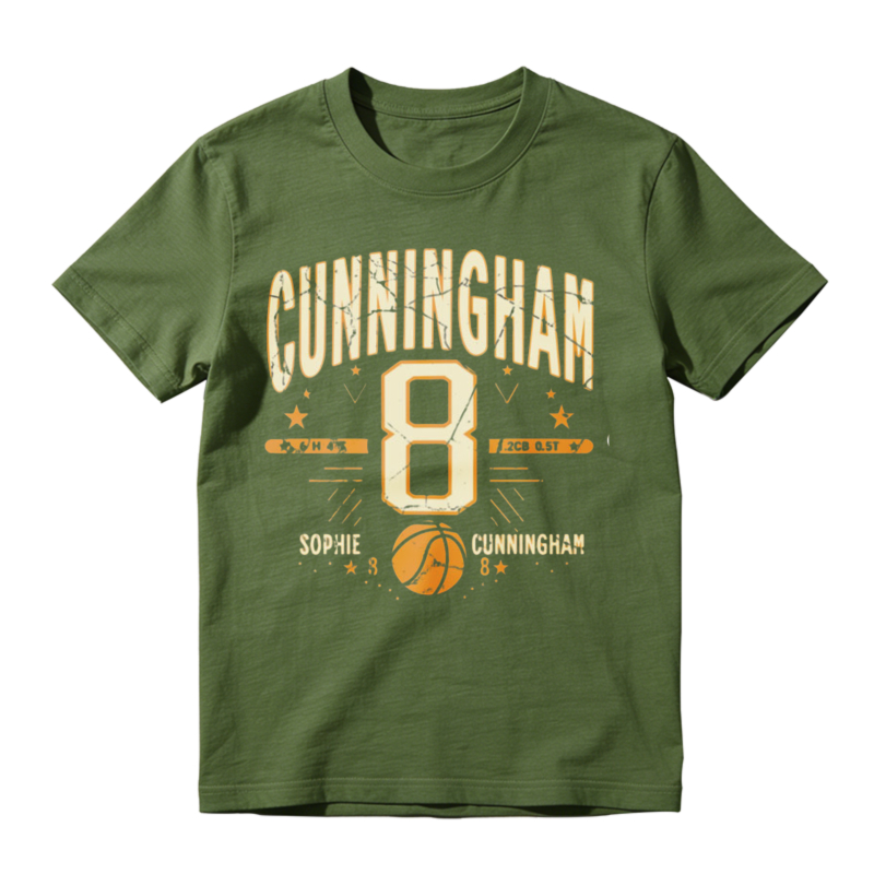 Cunningham Number 8 Basketball Player Name Jersey Style Unisex Classic T-shirt