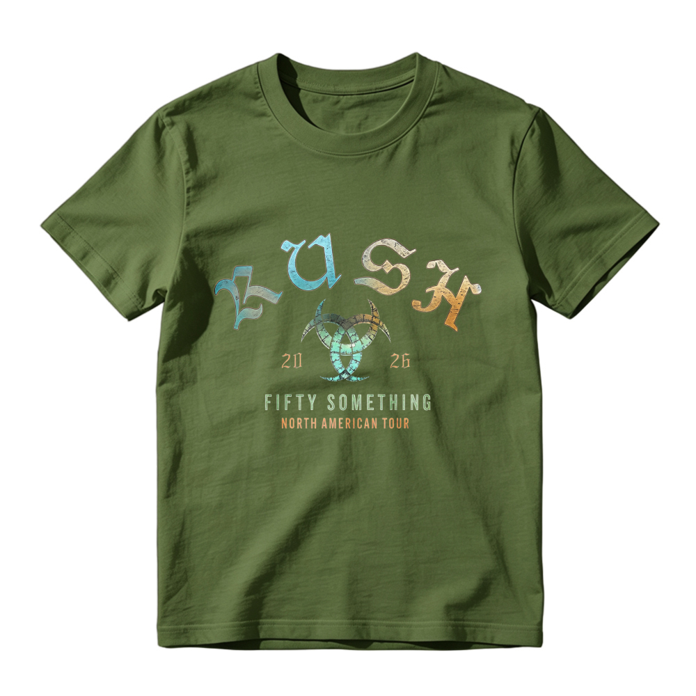Rush Fifty Something North American Tour 2026 T-shirt