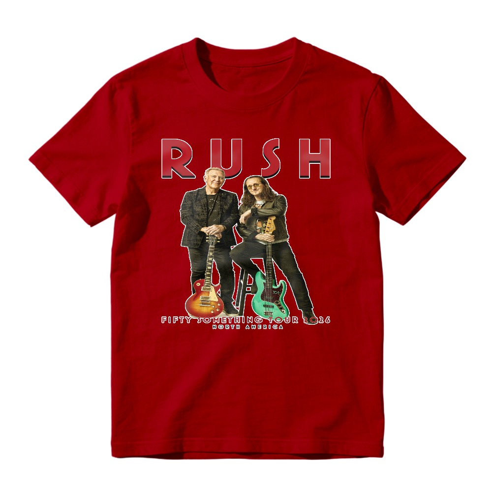 Rush Band Fifty Something Tour 2004 North America Graphic T-shirt
