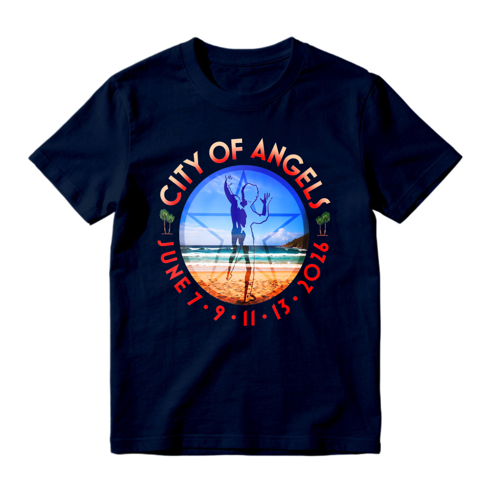 City Of Angels Beach Volleyball Graphic T-shirt