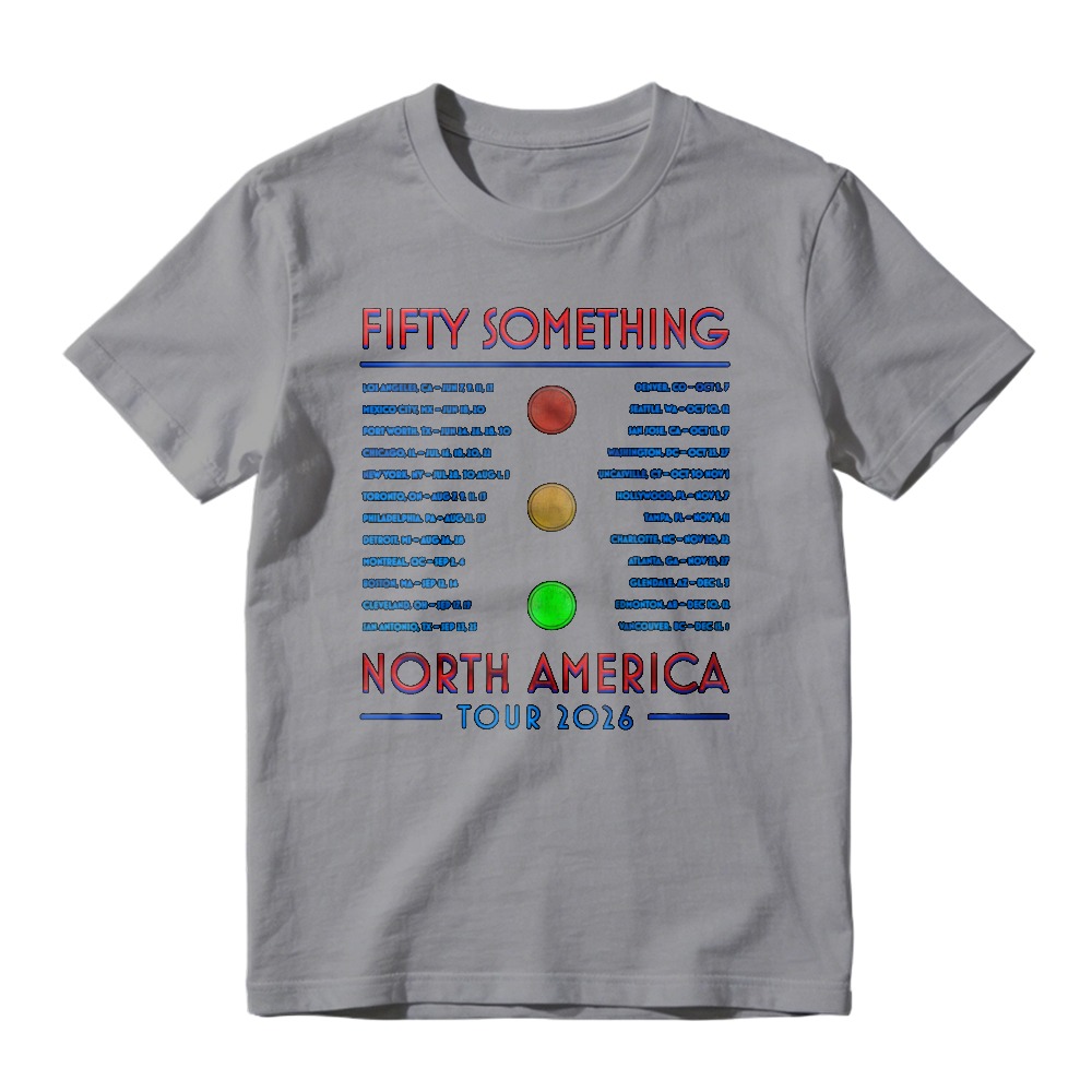 Fifty Something North America Tour 2026 Concert Dates List Graphic T-shirt