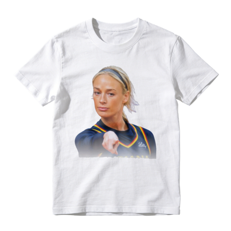 Blonde Woman Pointing Finger Graphic Unisex Classic T-shirt