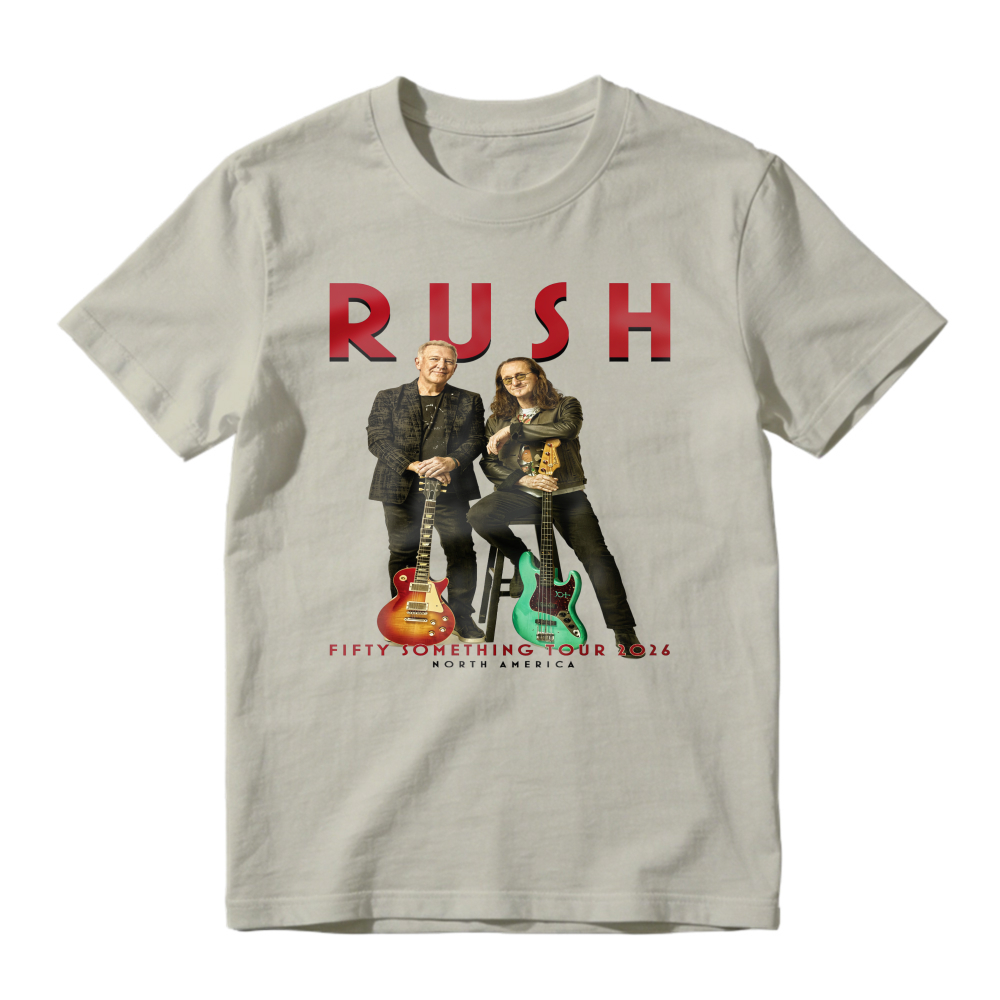 Rush Band Fifty Something Tour 2004 North America Graphic T-shirt