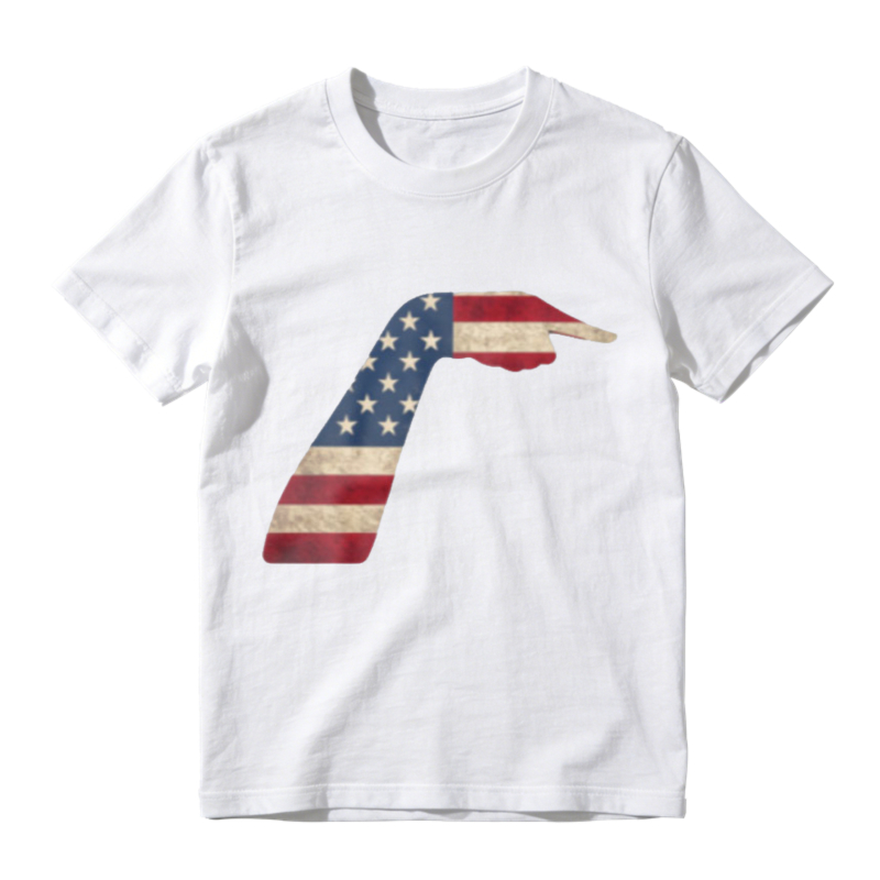 American Flag Hand Pointing Right Graphic Unisex Classic T-shirt