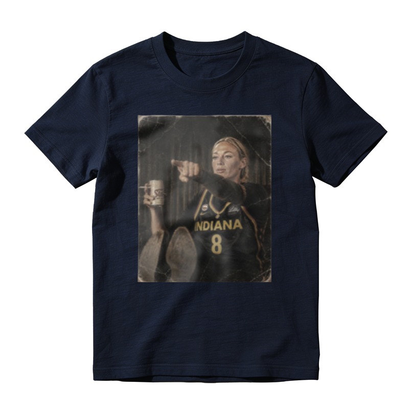 Indiana Basketball Player Pointing Action Art Unisex Classic T-shirt
