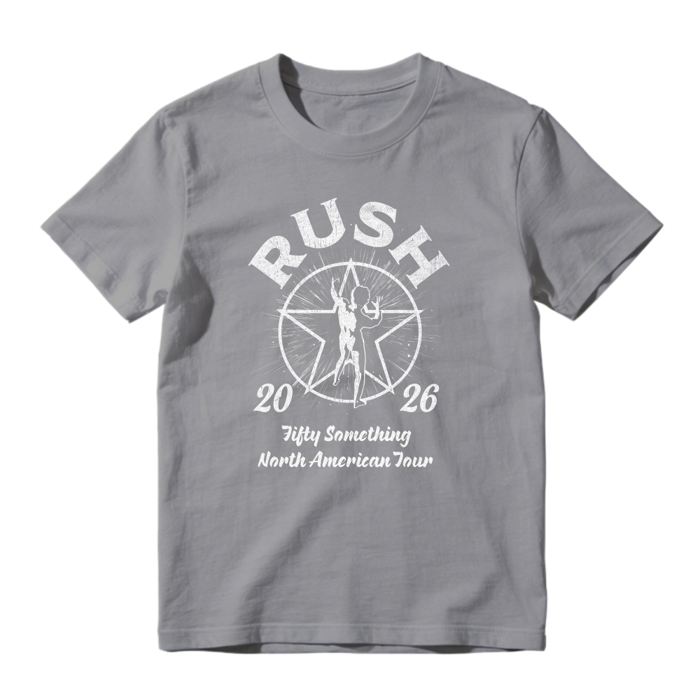 Rush 2026 Fifty Something North American Tour Star Man Graphic T-shirt