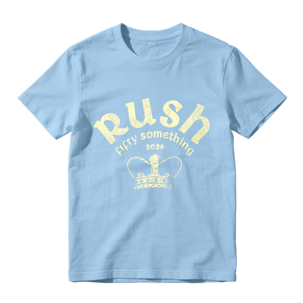 Rush Fifty Something 2026 Crown Graphic T-shirt