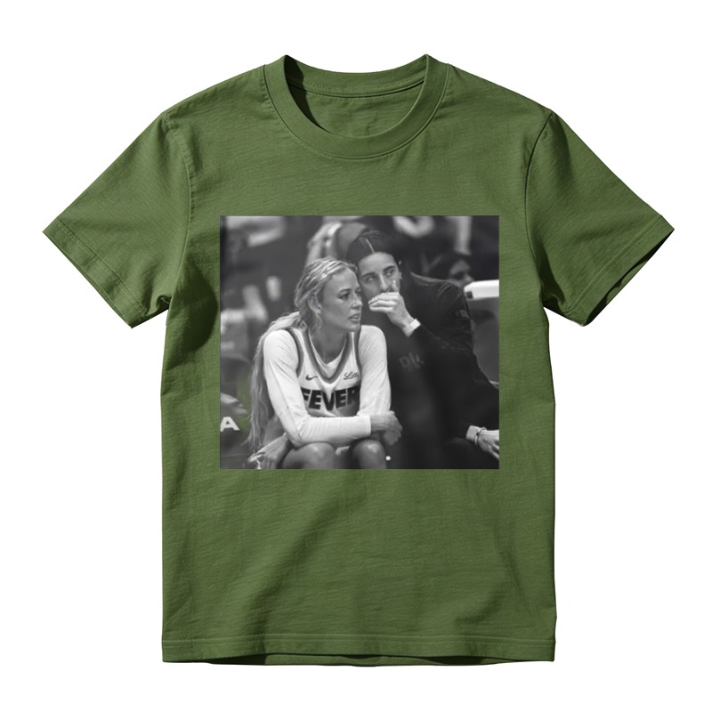 Basketball Players Sideline Moment Black And White Photo Unisex Classic T Shirt