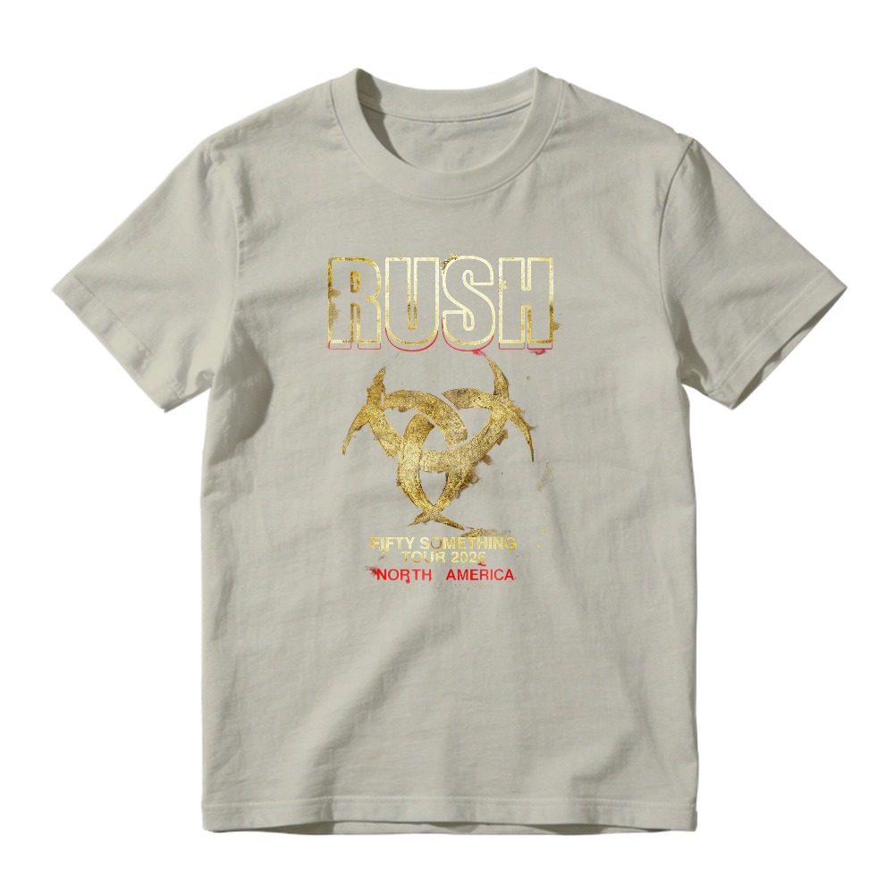 Rush Fifty Something Tour 2015 North America Band Logo Graphic T-shirt