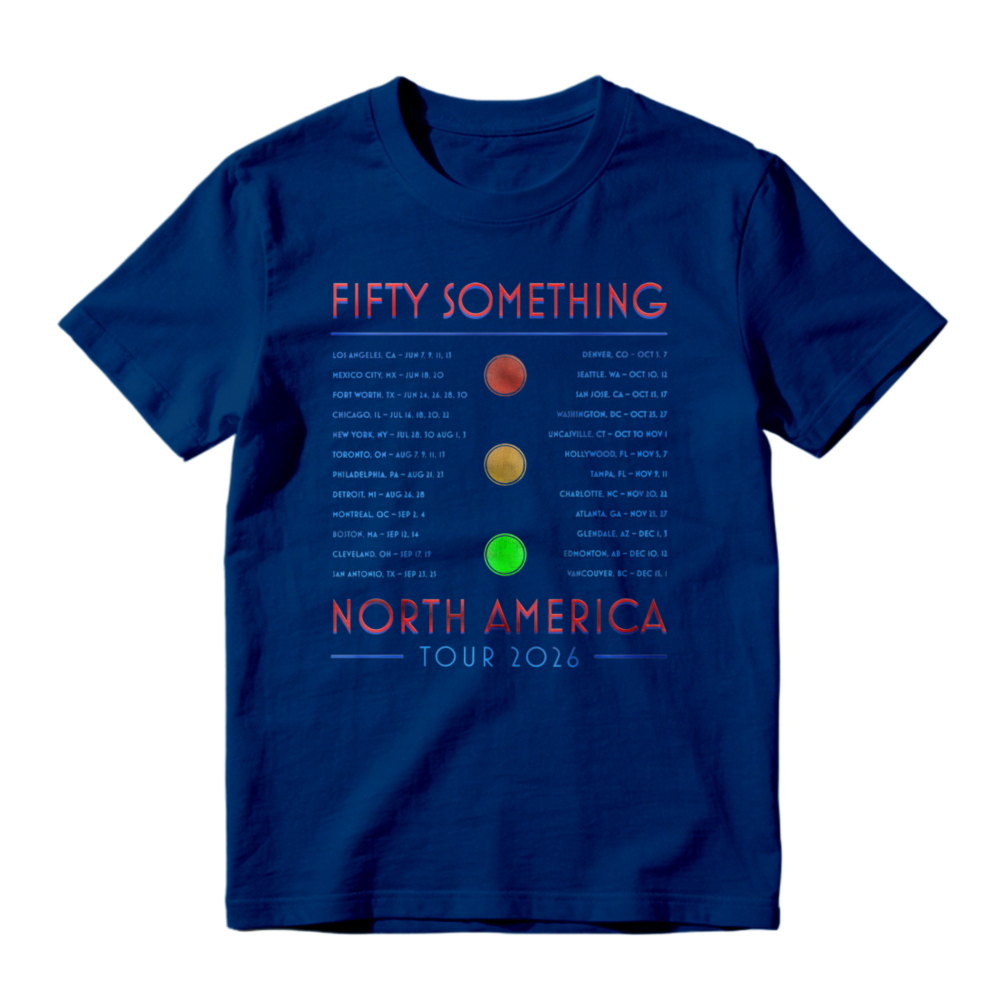 Fifty Something North America Tour 2026 Concert Dates List Graphic T-shirt