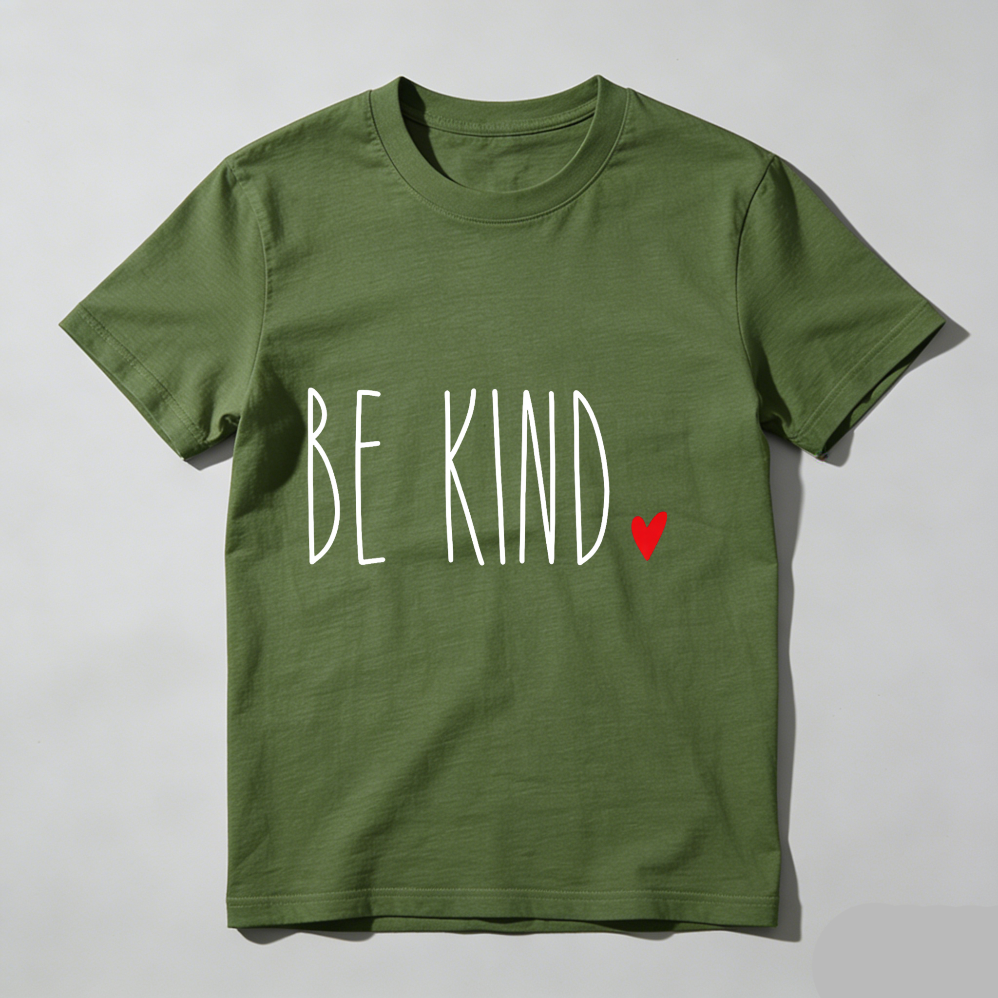 Dorawear™Be Kind With Red Heart Symbol T Shirt-Dorawear