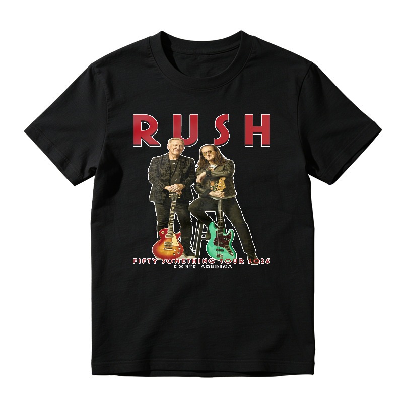 Rush Band Fifty Something Tour 2004 North America Graphic T-shirt