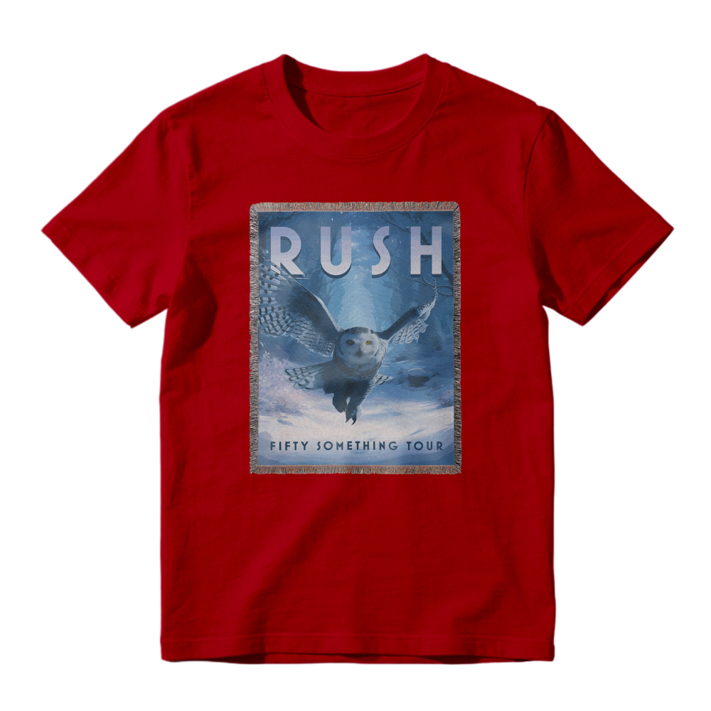 Rush Fifty Something Tour Owl Graphic T-shirt