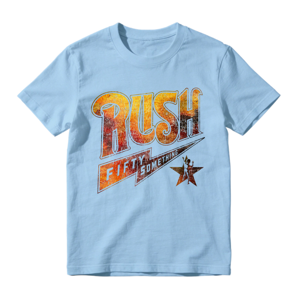 Rush Band Fifty Something Tour Vintage Retro Graphic T-shirt