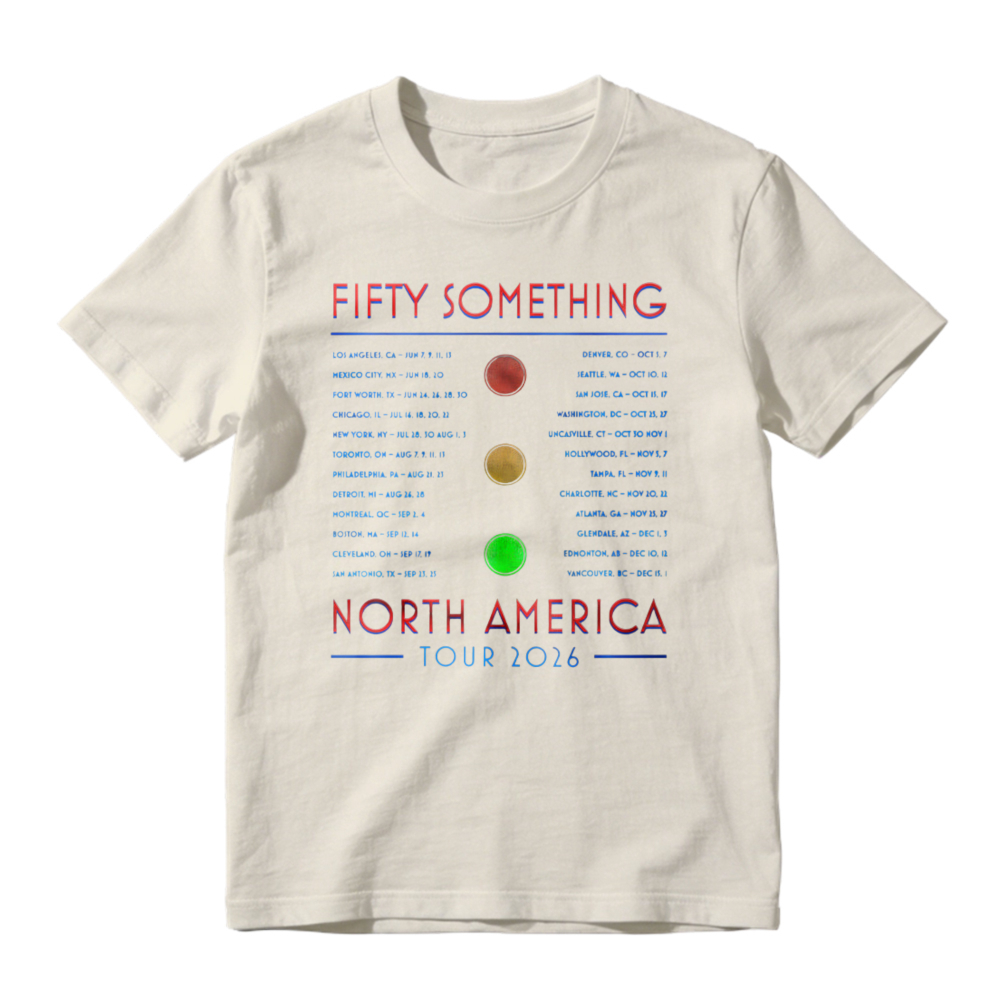 Fifty Something North America Tour 2026 Concert Dates List Graphic T-shirt