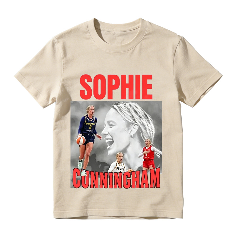 Sophie Cunningham Signature Basketball Graphic Tee, Vintage Sports Shirt