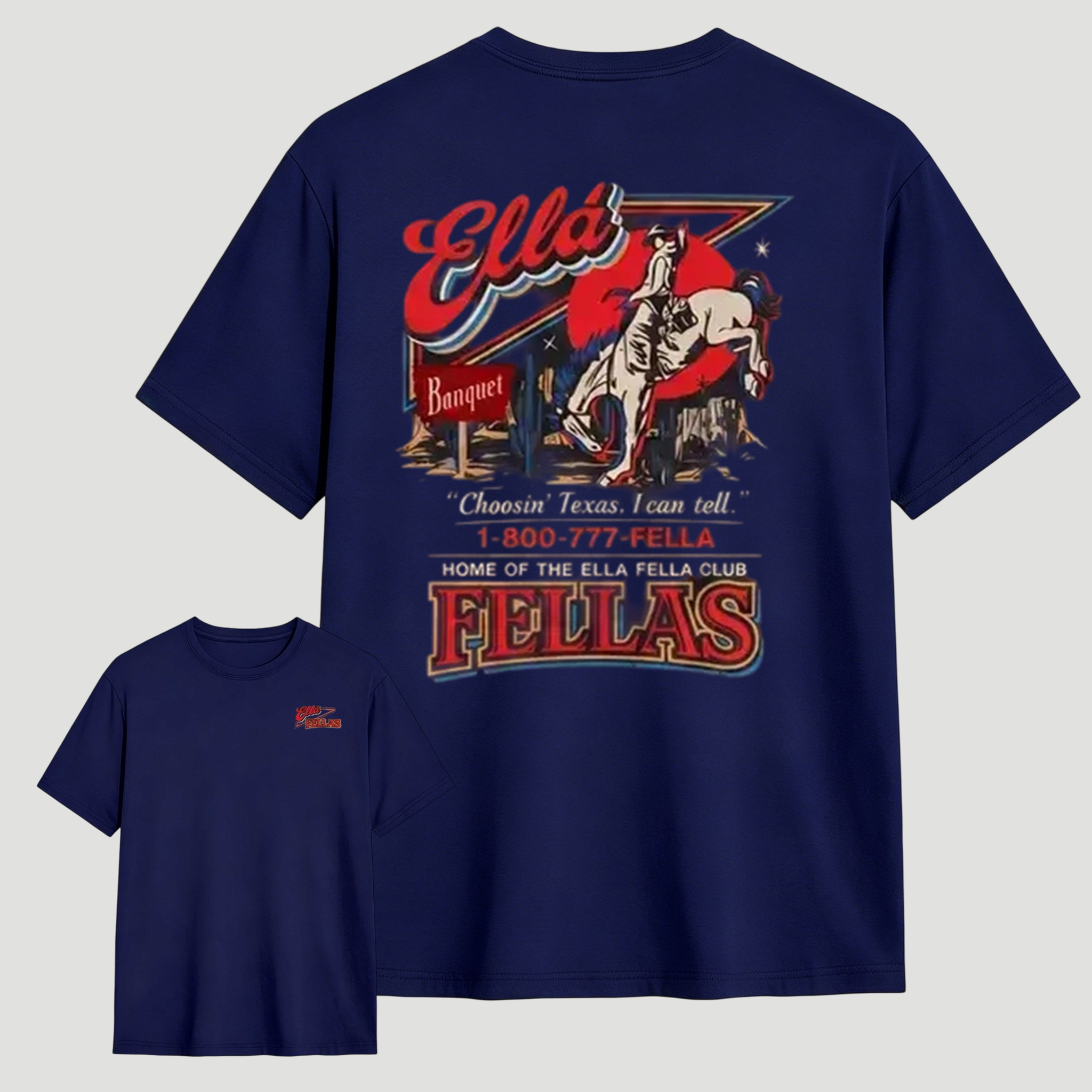 [100%cotton]Ella Fella Club Shirt, 1-800-777-Fella Graphic Tee, Indie Aesthetic Dandelion T-Shirt, Retro Style Trendy Unisex Shirt