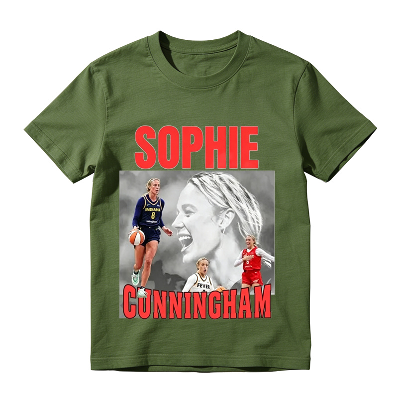 Sophie Cunningham Signature Basketball Graphic Tee, Vintage Sports Shirt