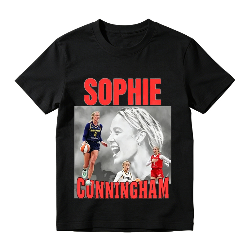 Sophie Cunningham Signature Basketball Graphic Tee, Vintage Sports Shirt